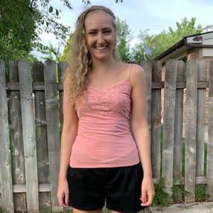 Peach Lace Camisole